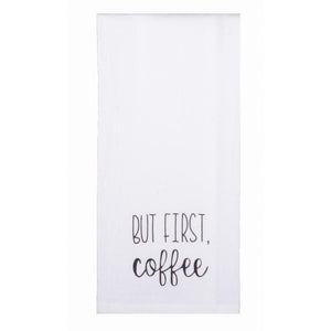 Solid But First Coffee Towel - Set of Two