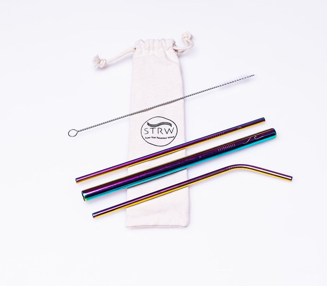 Steel Straw Variety 3-in-1 Pack