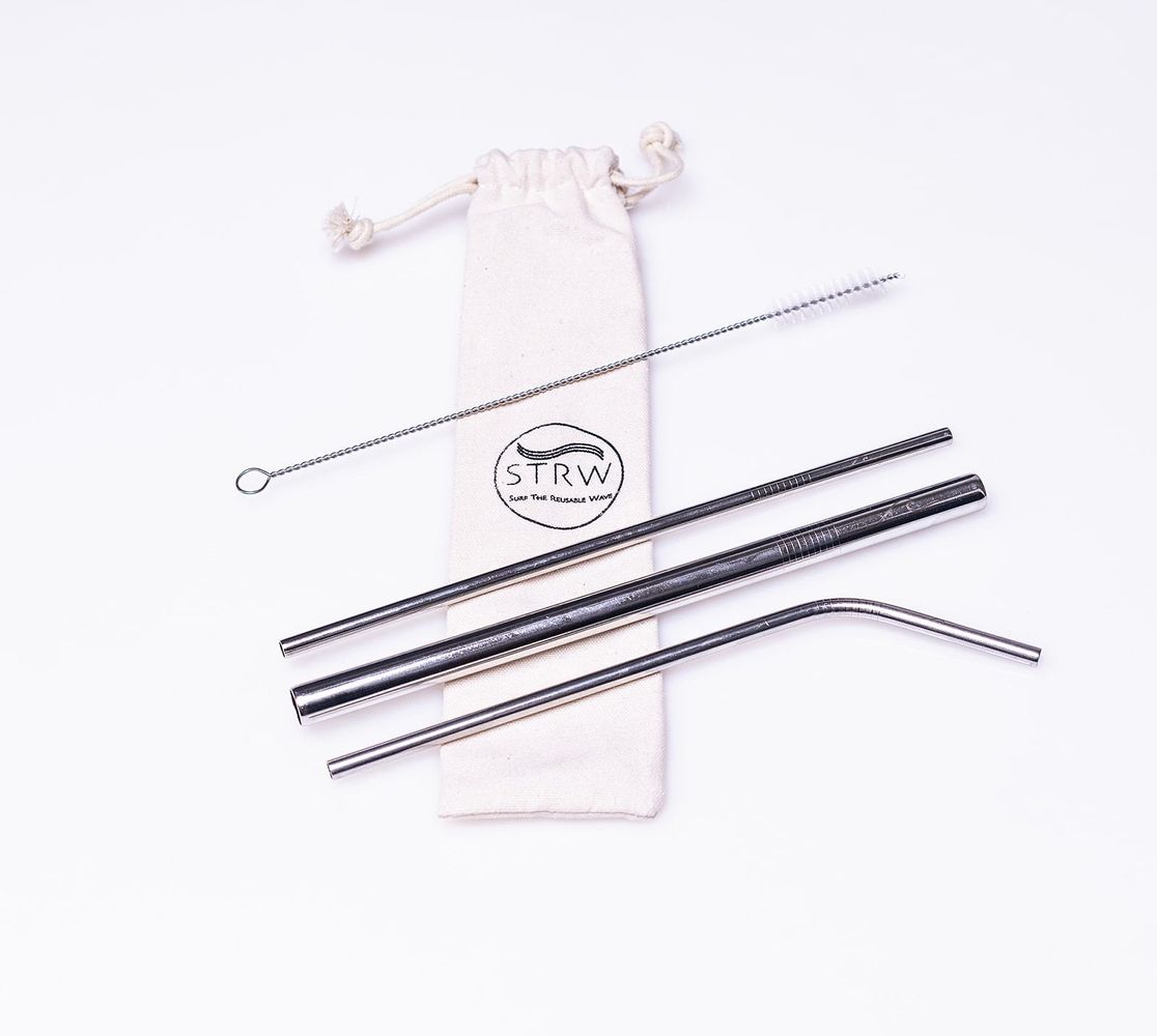 Steel Straw Variety 3-in-1 Pack